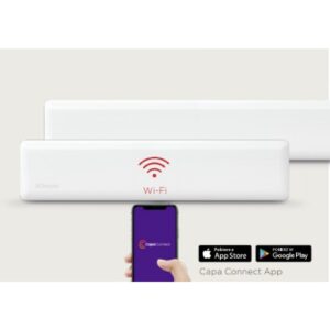 Niski grzejnik konwektorowy ścienny Dimplex Alta Slim DTD2R 05 500W 0,5kW biały Wi-Fi