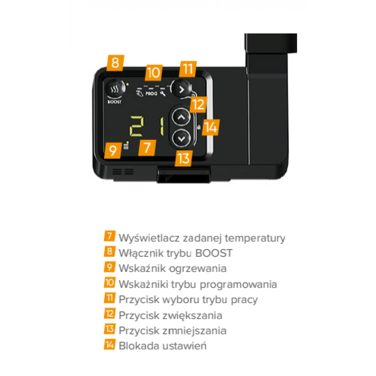 Grzejnik łazienkowy drabinkowy Atlantic Theola Black 400W 0,4kW czarny - obrazek 2